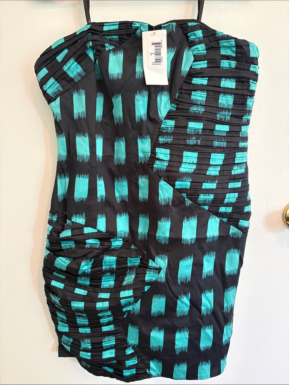 BCBGeneration Black Dress with Teal Accent